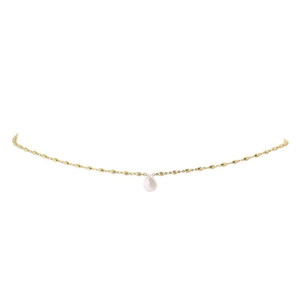 LILI CLASPE VIVI PEARL BELLY CHAIN OR NEKLACE